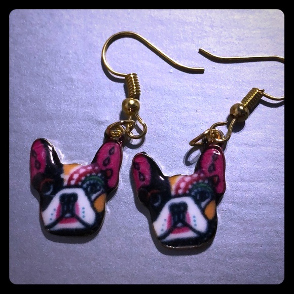 prettythings Other - Boston Terrier Earrings🐾